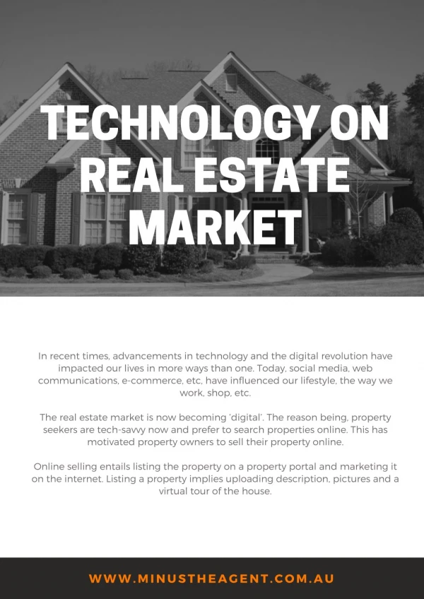 Real Estate Market Technology