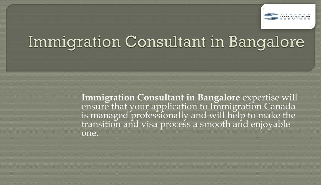 immigration consultant in bangalore