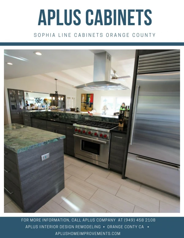 Aplus Sophia Line cabinets Orange County