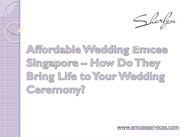 Affordable Wedding Emcee Singapore – How Do They Bring Life to Your Wedding Ceremony?