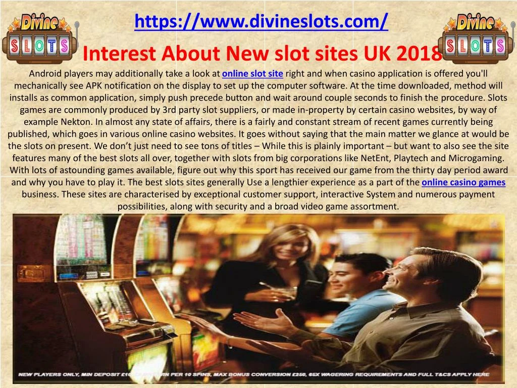 interest about new slot sites uk 2018