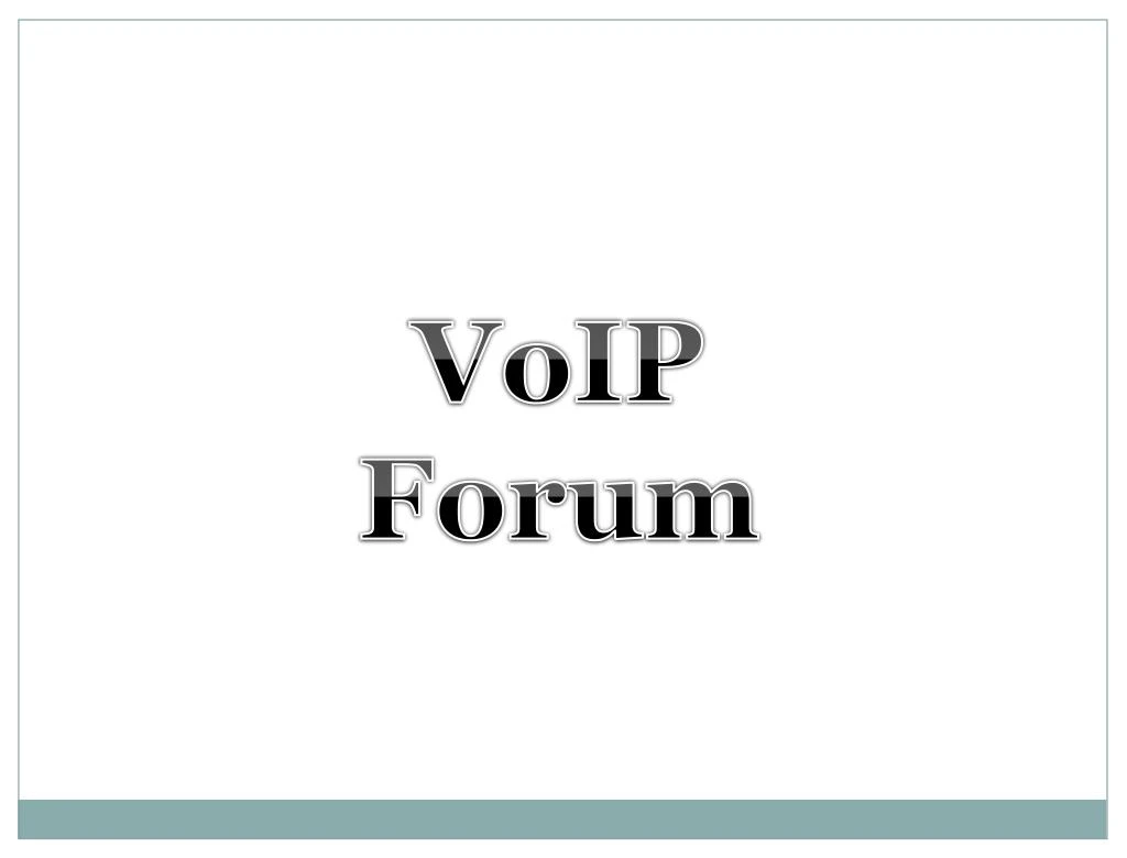 voip forum
