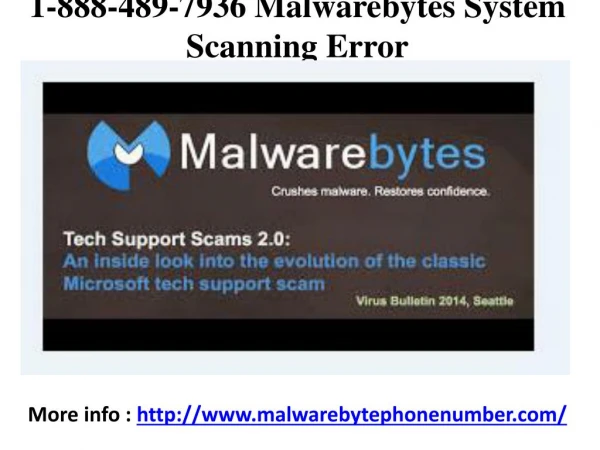 1-888-489-7936 Malwarebytes Tech Support