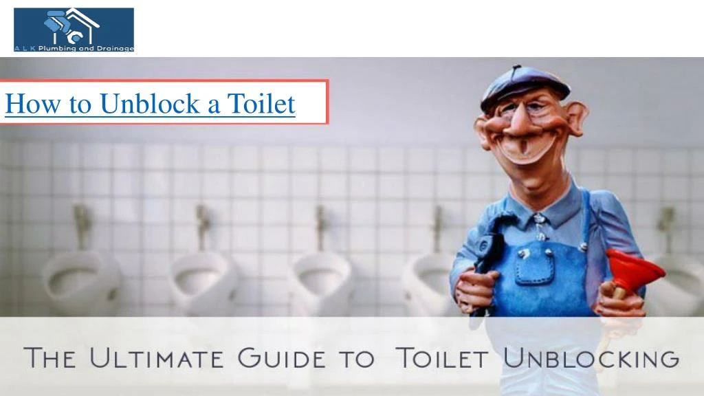 how to unblock a toilet
