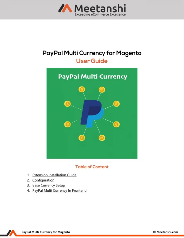 Magento Paypal Multi Currency