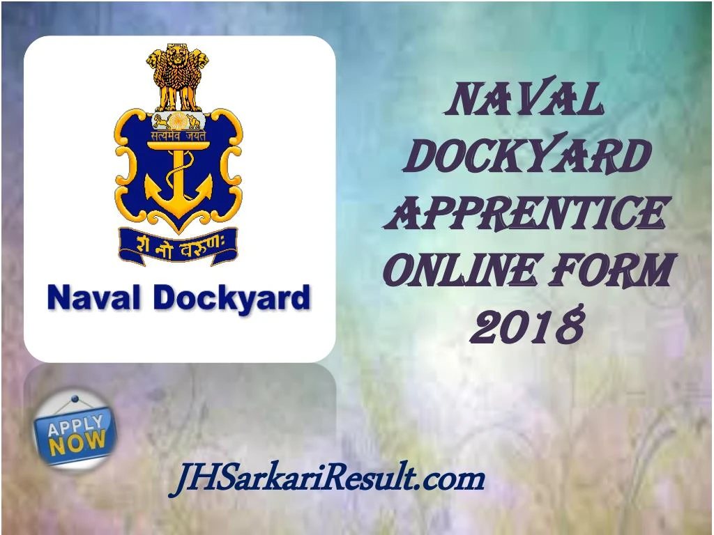 naval dockyard apprentice online form 2018