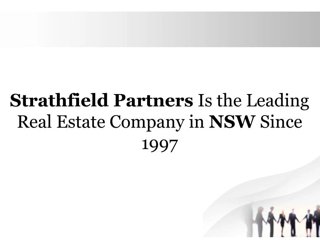 strathfield partners is the leading real estate