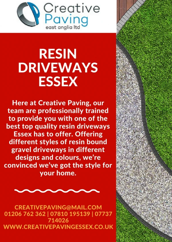 Resin driveways essex