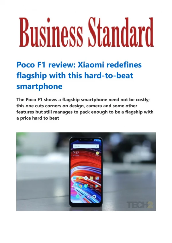  Poco F1 review: Xiaomi redefines flagship with this hard-to-beat smartphone