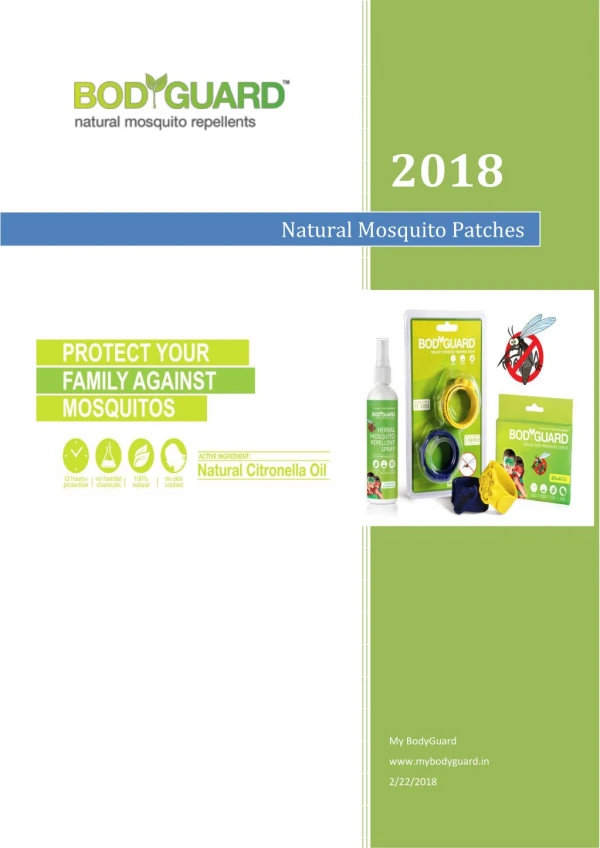 Natural Mosquito Patches