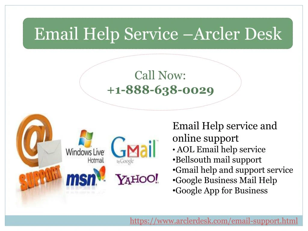 email help service arcler desk