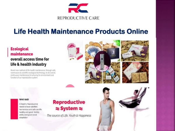 Buy Life Health Maintenance Products Online