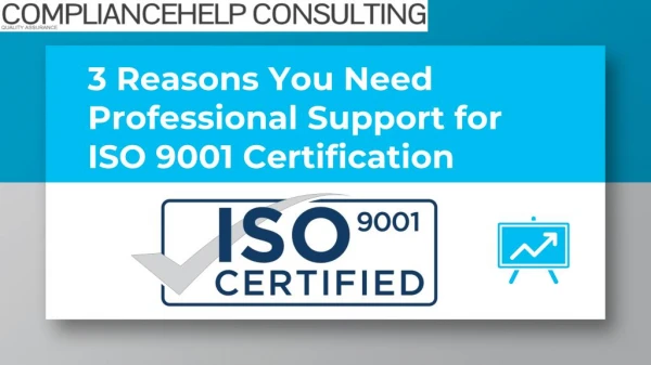 3 Reasons You Need Professional Support for ISO 9001 Certification