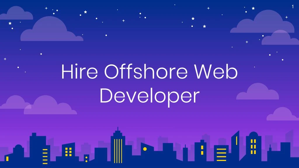 hire offshore web developer