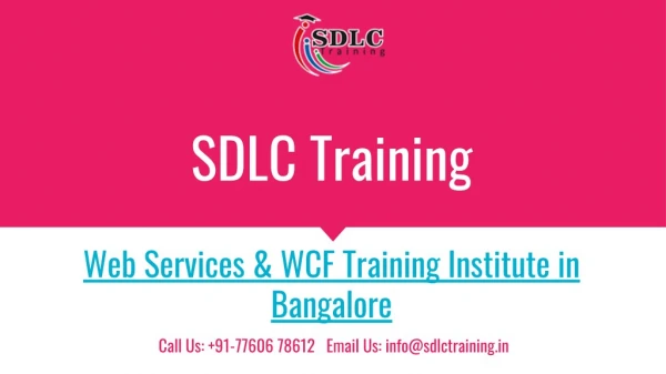 Realtime and Job Oriented Web Services & WCF Training in Marathahalli, Bangalore