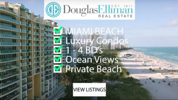 Luxury Miami Beach Condos for sale