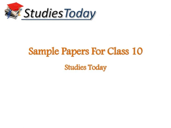 CBSE sample papers | Get NCERT solutions for class 10 | Studies Today