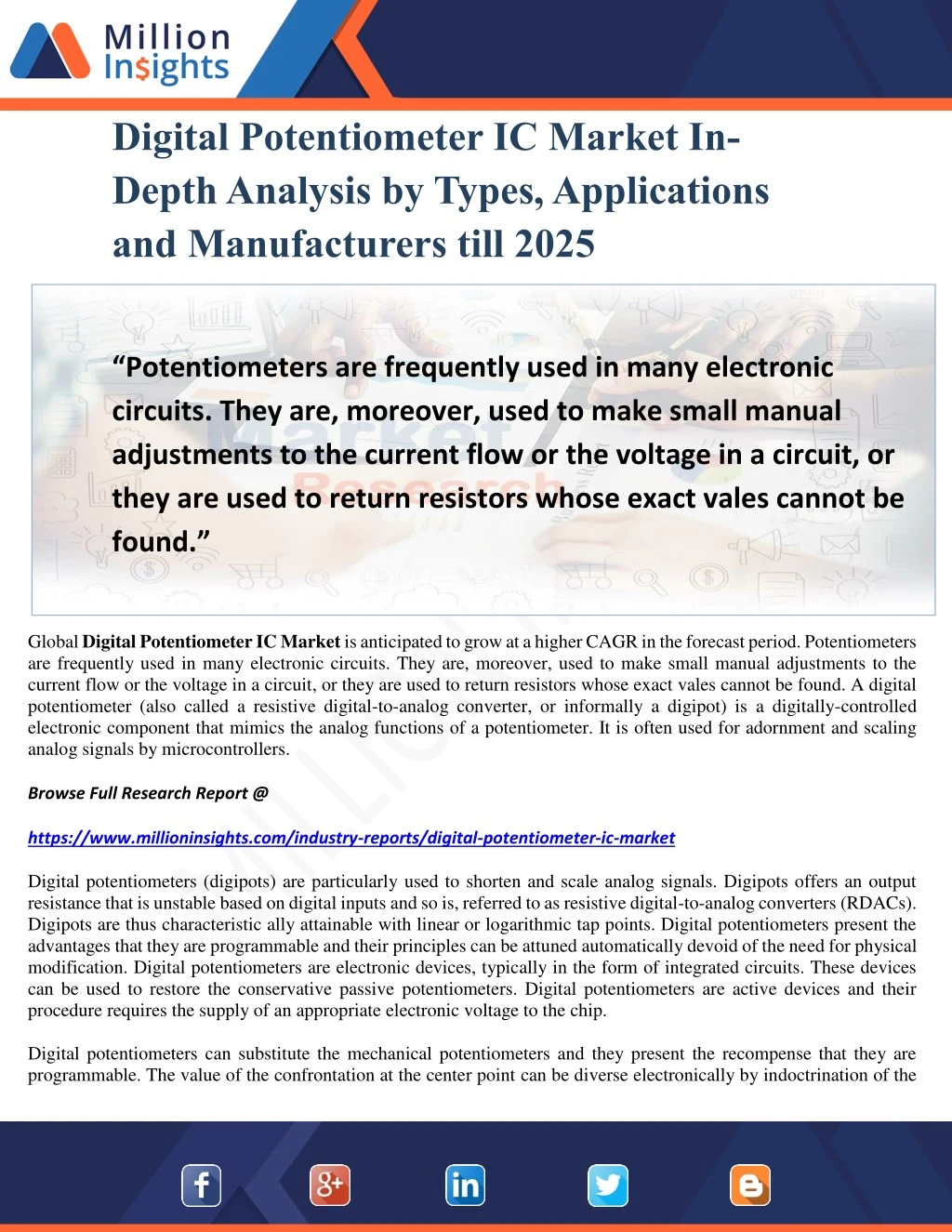 digital potentiometer ic market in depth analysis