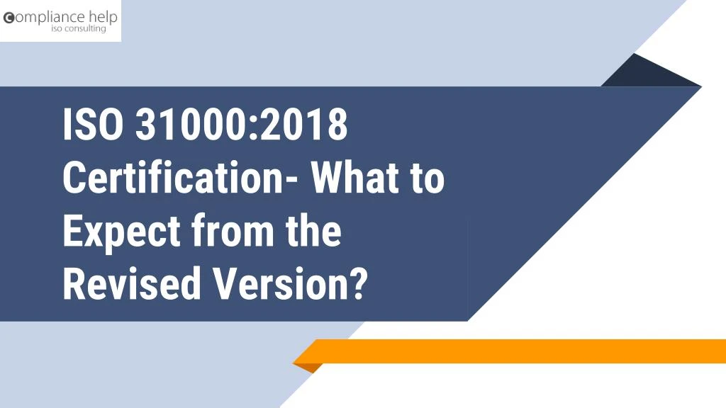 iso 31000 2018 certification what to expect from the revised version
