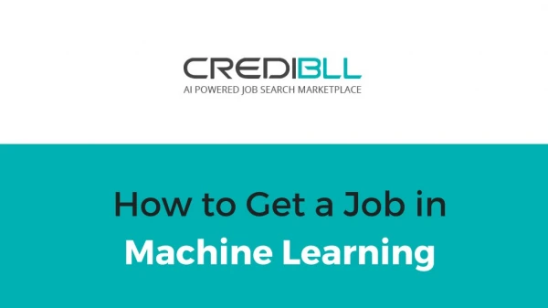 How to get a Job in Machine Learning