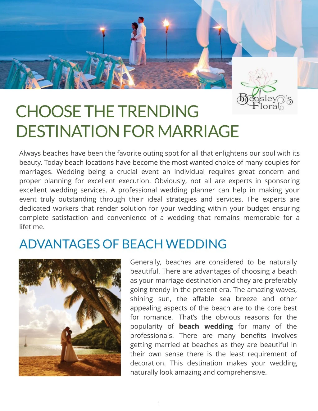 choose the trending destination for marriage