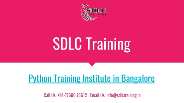 Realtime and Job Oriented Python Training in Marathahalli, Bangalore