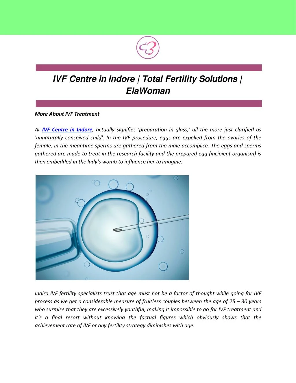 ivf centre in indore total fertility solutions