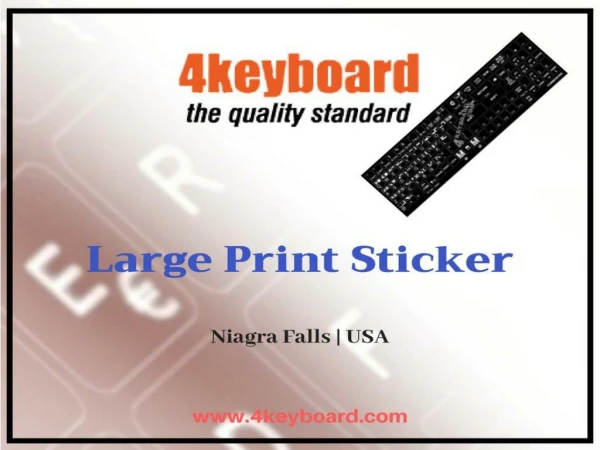 Shop now Large Print Sticker from Royal Galaxy, USA