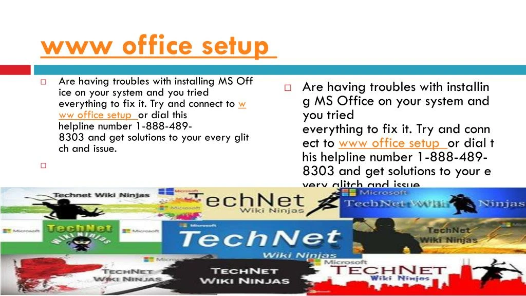 www office setup