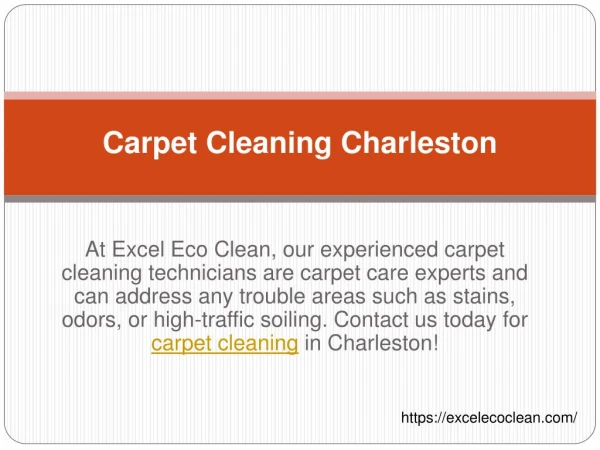 Carpet Cleaning Charleston