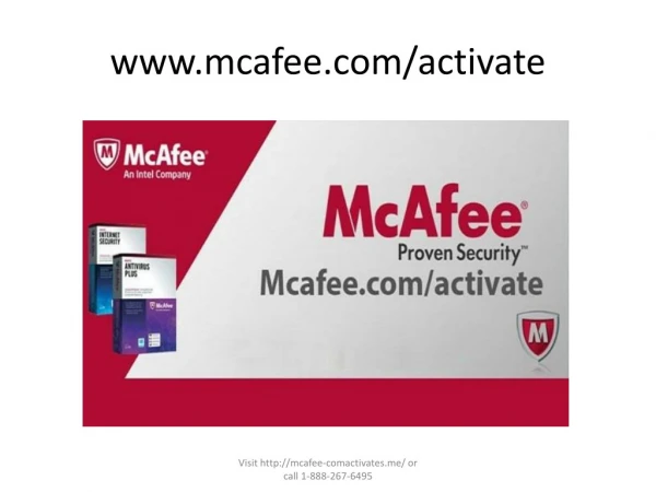 Download McAfee Activate - McAfee.com/activate