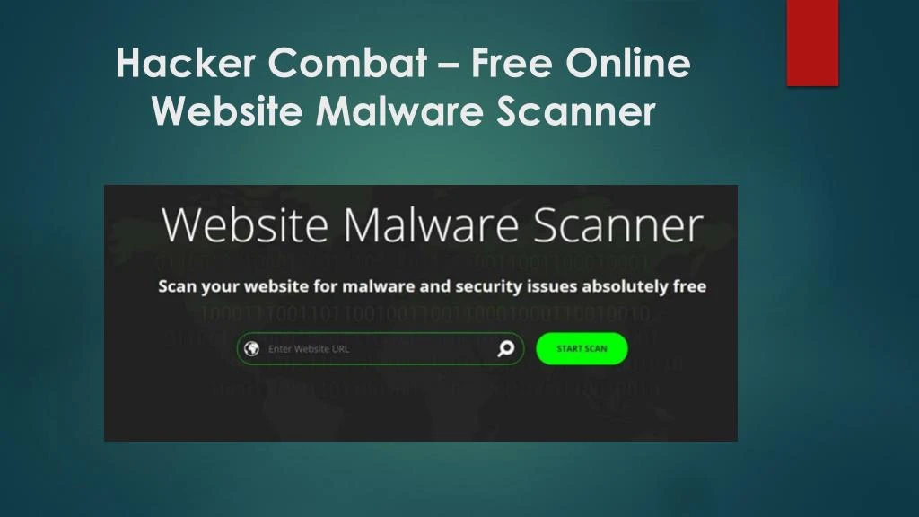 hacker combat free online website malware scanner