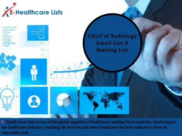 Chief of Radiology Mailing List | Chief of Radiology Email List | Radiology Database