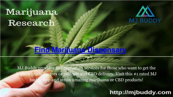Find Marijuana Dispensary | MJ Buddy