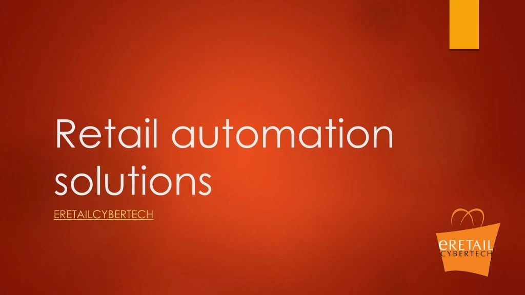 retail automation solutions eretailcybertech