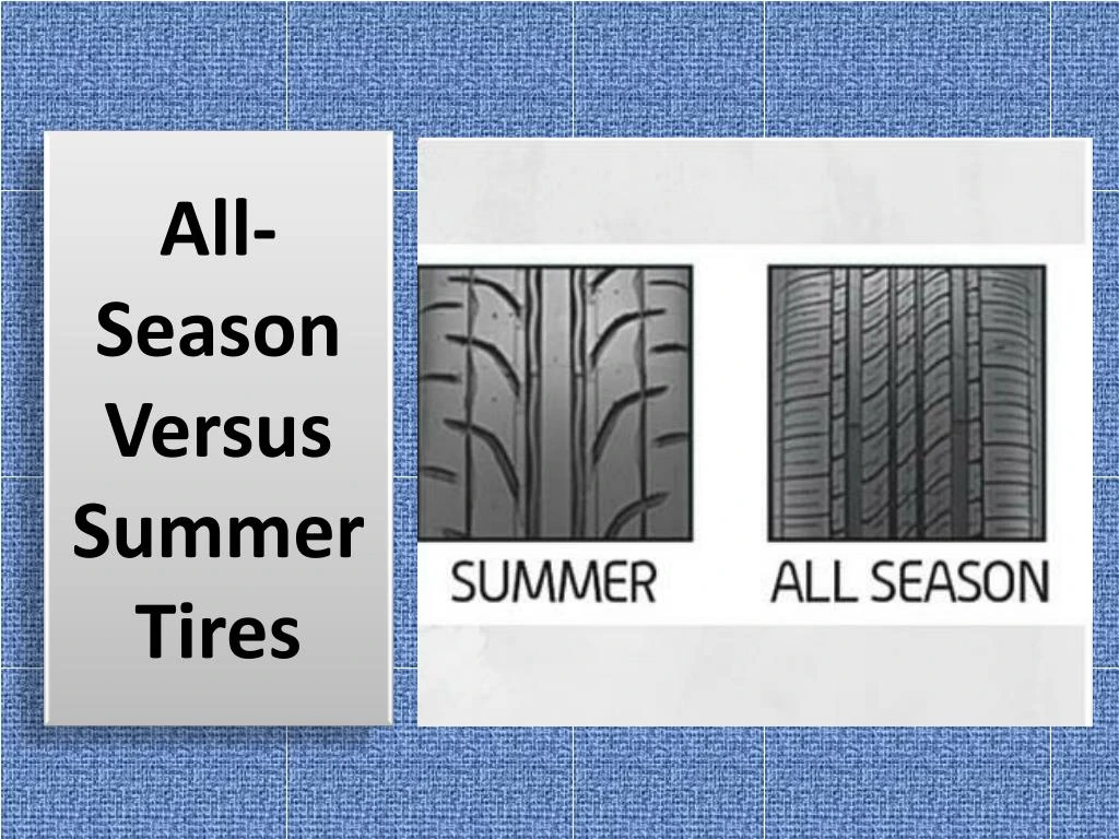 all season versus summer tires