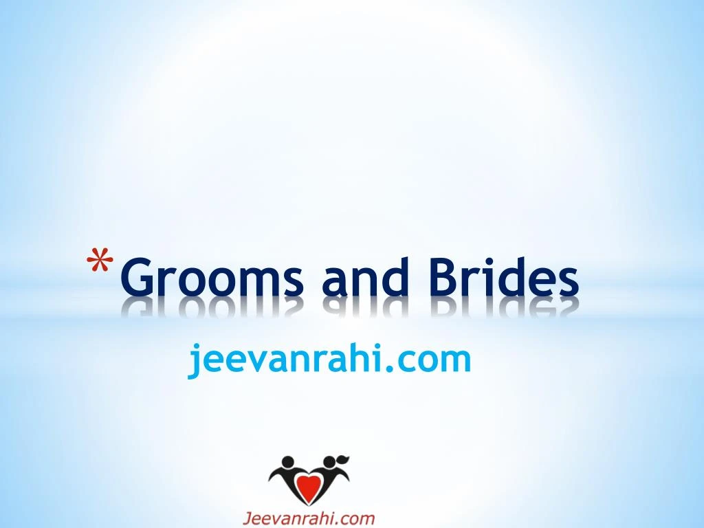 grooms and brides