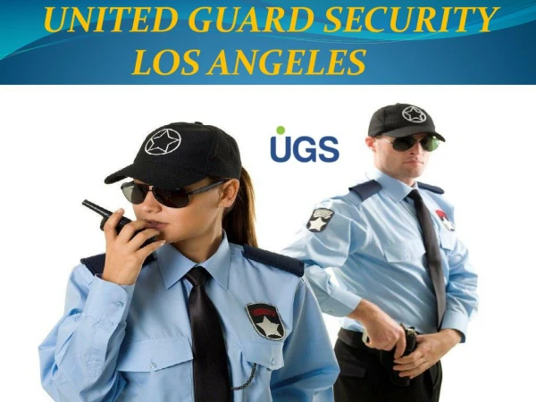 Protect The Lives & Property | UGS