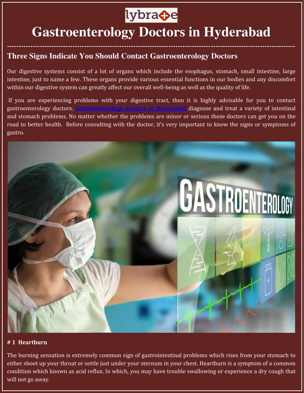 gastroenterology doctors in hyderabad three signs