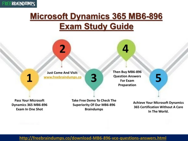 Microsoft Dynamics 365 MB6-896 Question Answers