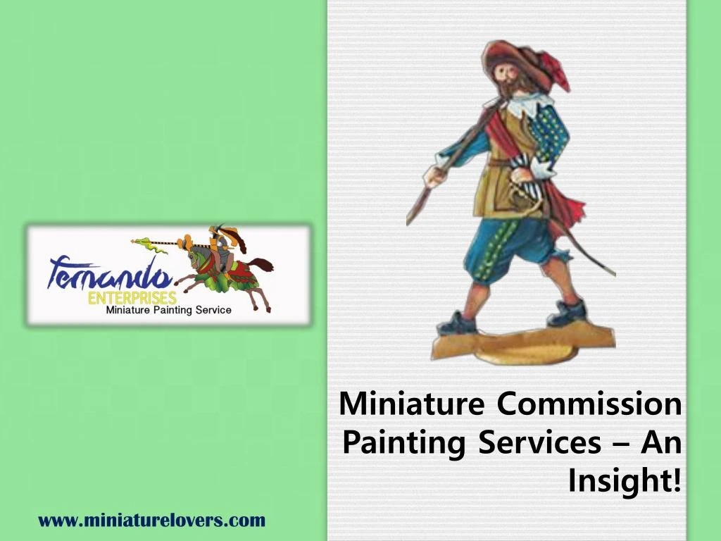 miniature commission painting services an insight