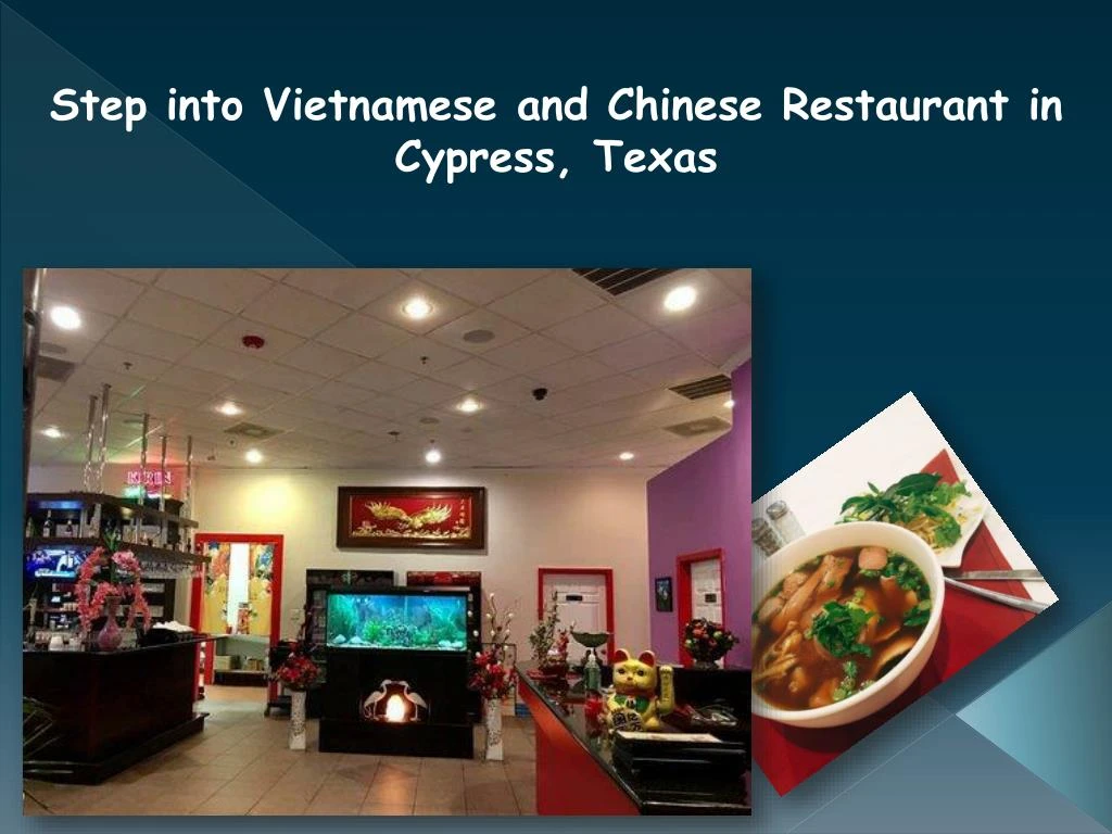 step into vietnamese and chinese restaurant