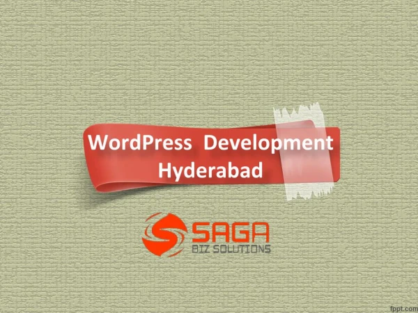 WordPress Development in Hyderabad, Wordpress Developers Hyderabad – Saga Bizsolutions