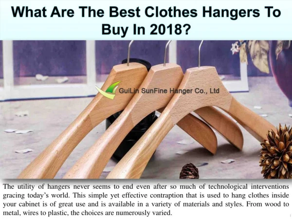 What Are The Best Clothes Hangers To Buy In 2018?