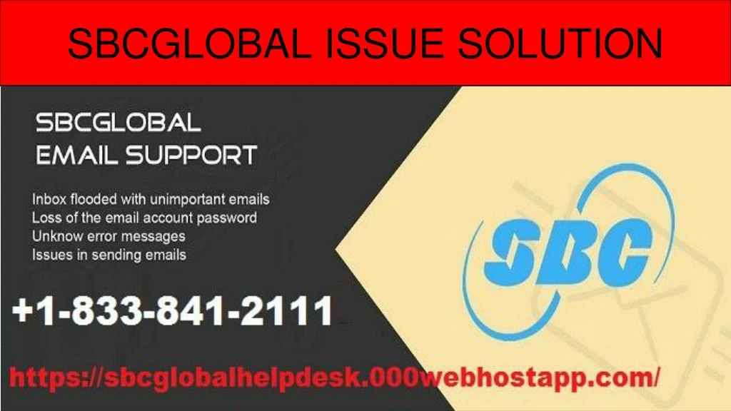 sbcglobal issue solution
