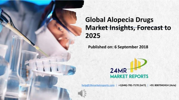 Global Alopecia Drugs Market Insights, Forecast to 2025