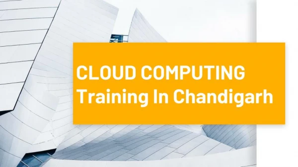 cloud computing training in chandigarh