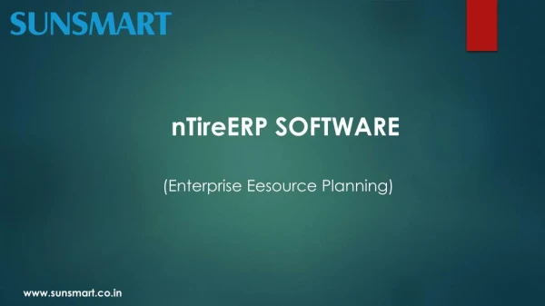 ERP software - SunSmart Technologies