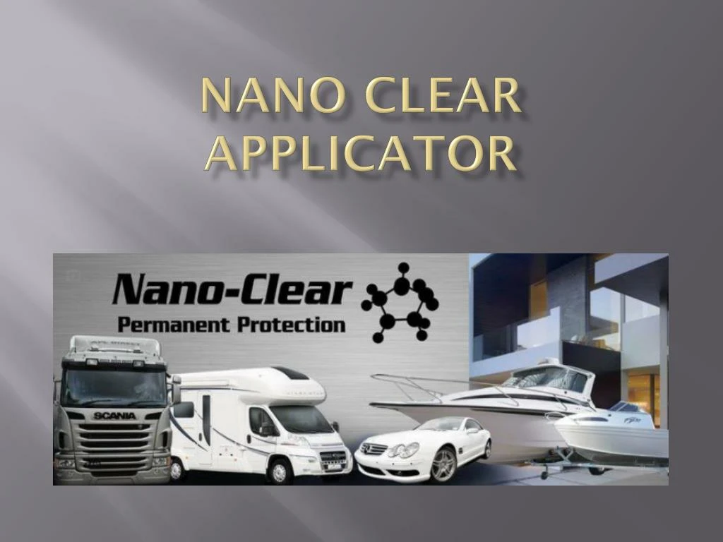 nano clear applicator