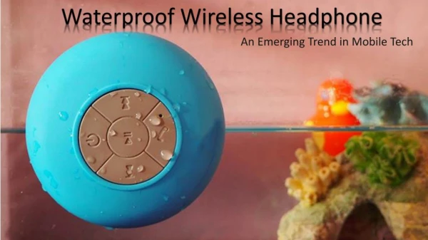 The future of ‘Wireless Waterproof Speakers’